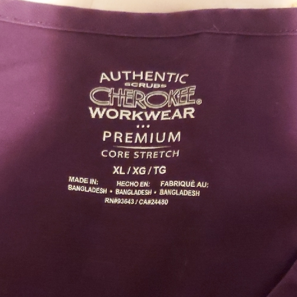 Cherokee Workwear Premium Scrubs - Rich Purple